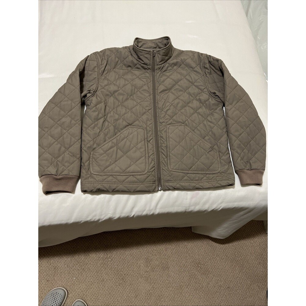 Filson Quilted Pack Jacket Barn Chore Full Zip Olive Green 20001 GR Mens XL Army